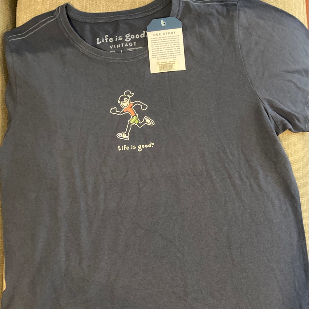 New Life is good L T-shirt